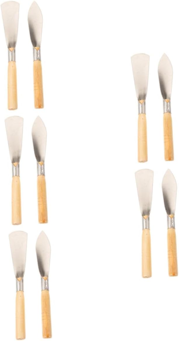 2sets Succulent Garden Tool Set Garden Shovel Trowel Hoe for Digging Loosening Planting and Transplanting Plants 2pcs*2 (5)