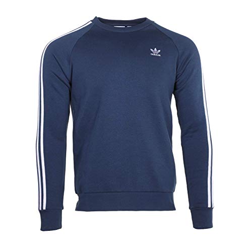 adidas Originals Men's 3-Stripes Crew Night Marine Medium