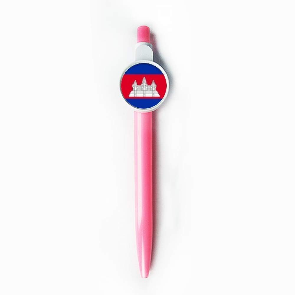 Stylo à bille Cambodge bleu rétractable idée cadeau souvenir Asie