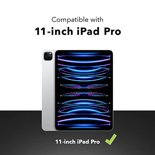 Image of ZAGG Pro Keys Detachable Case and Wireless Keyboard for Apple iPad Air 11 inch (M3) / Pro 11 inch (Gen 1,2,3,4) and iPad Air (Gen 4,5,& M2), Bluetooth Pairing, Apple Pencil Holder, 6.6ft Drop Protection