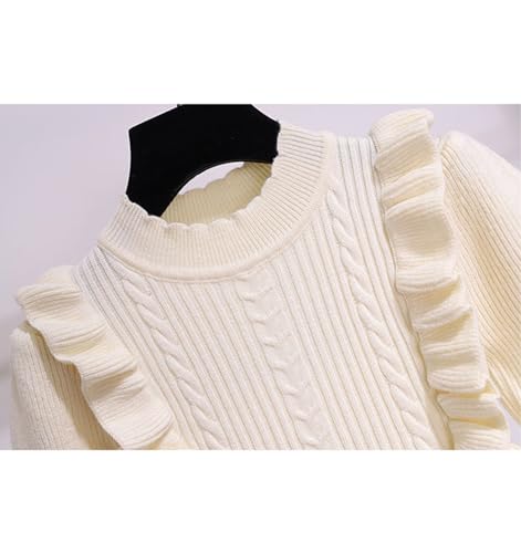 Image of Geeda Girl Winter Long Sweater Dress Woolen Knitted Dress