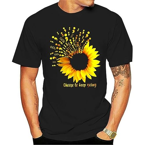 T-shirt Semicolon Sunflower vêtement décontracté pour sorties estivales