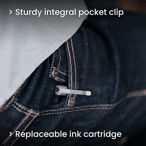 Aerocrafted CONTRAIL Pocket Pen - Everyday Carry, Compact Gel Rollerball Pen, Fine Point, Made In The Usa thumb #4