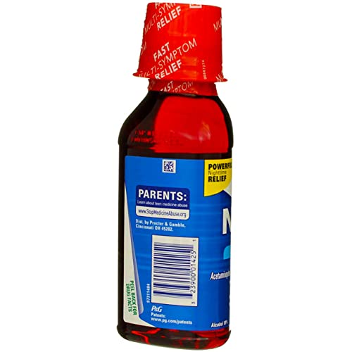 Vicks Nyquil Cold & Flu Nighttime Relief Liquid, Cherry Flavor 8 oz (Pack of 3) - Image 4