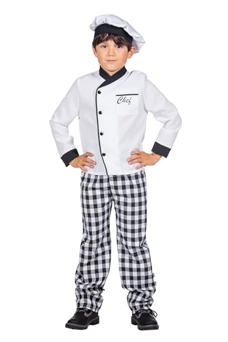 WILBERS & WILBERS - 3971 - Costume de cuisinier pour enfants, boulanger, set de trois costumes pour le carnaval