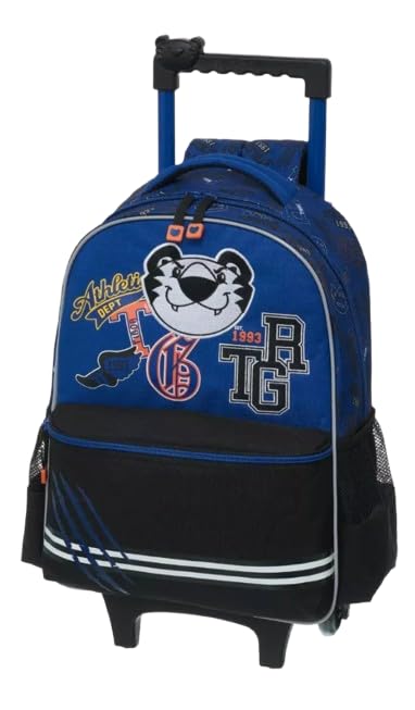 MOCHILA Infantil RODINHAS TIGOR AZUL