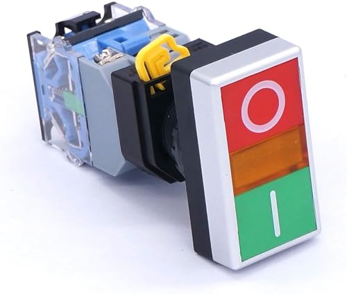 Bouton de commutation instantané avec indicateur 110V pour contrôle Start Stop sécurisé - 2