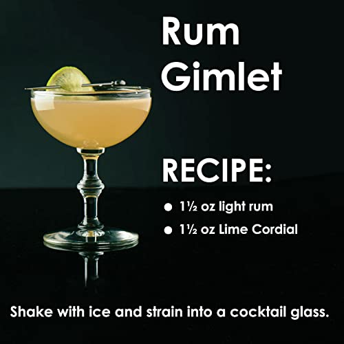 Bg Reynolds Natural Tiki Cocktail Cane Syrup, Lime Cordial, 375 Ml, No Preservatives #TOP2