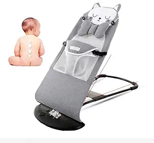 Luteti Baby Bouncer, Portable Baby Bouncer Seat, Baby Bocuncer Chair with Ergonomic Design, Bouncer for Babies 0-18 Months