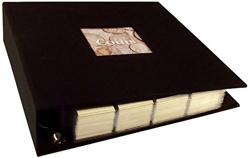Coin and Currency Collecting Starter Bundle -- "Prestige" Album -- includes a coin album, 20 pocket pages, 2x2 coin holders, currency holders and coin box - all the coin collection supplies you need to get started