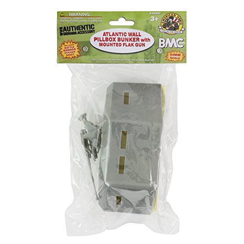 Bmc Ww2 Pillbox Bunker Defense With Artillery - 1:32 Plastic Army Men Accessory #TOP4