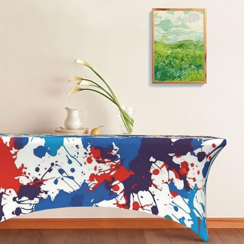 Nappe extensible rectangulaire de 1,8 m imperméable infroissable imprimée - 7