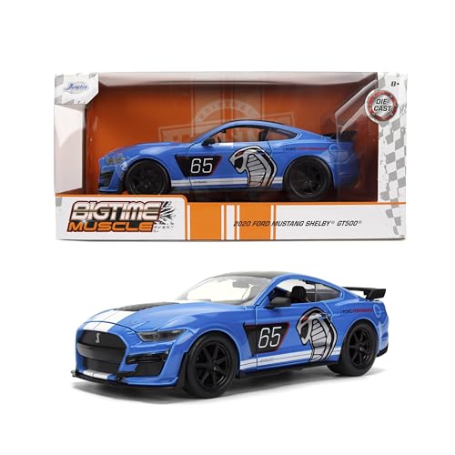 Jada Toys Bigtime Muscle 1:24 2020 Ford Mustang Shelby GT 500 miniatura 1