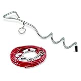 ZD Trading Anlegepflock mit Hundeleine 4 Meter