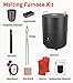Outstar Melting Furnace Kit,12KG Propane Melting Furnace Upgraded Safer Smelter Furnace Smelting Gold Silver Copper Aluminum Metal Recycle for Jewelry Making and Metal Casting