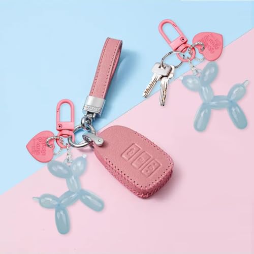 ZYJBD Jelly Ballon Hund Schlüsselanhänger,cute keychain,ktierschlüsselanhänger der karikatur,Schlüsselanhänger Zubehör für Autoschlüssel,Taschen und Rucksäcke(2 Farben) (Blau)