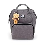 Bolsa Mochila Maternidade Impermeável Pequena (Cinza)