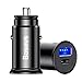 Produktbild Baseus Auto Ladegerät, USB C KFZ Ladekabel PD3.0 Schnellladung für iPhone 11 Pro X XSMax XR, iPad Pro 2018, Quick Charge 4.0/3.0 für Samsung Galaxy S9 Note9 Note 10+, 5A 30W für Huawei  Schwarz