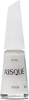 Risqué Esmalte Branco Natural Novo Renda 8ml