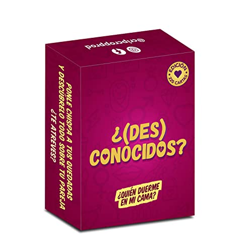 Desconocidos Juego Parejas 220 Cartas Regalo Original para Mujer