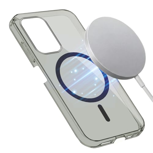 Image of Jkobi Lifetime Anti-Yellow MagSafe Compatible Clear Back Cover Case for Samsung Galaxy A23 4G | 5G (Sleek Hard Crystal | Shockproof and Camera Protection)