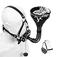 ALMYMM Knebel Mund Bondage Maske mit Trichter,Urinalknebel Sex Mundknebel Ball Gag Urinal-Piss mit Verstellbarem Geschirr,Ballknebel Oralsex SM Sklave Sexspielzeug für Frauen Männer Paare
