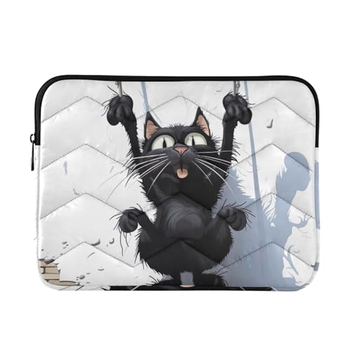 Funda para portátil 13-14 pulgadas impermeable diseño gato