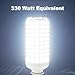 DooVii 50 Watt(350 Watt Equivalent) LED Corn Bulb,5000 Lumen 6500K,Cool Daylight White LED Street Area Light,E26/E27 Medium Base,for Outdoor Garage Warehouse High Bay Barn Backyard,Super Bright
