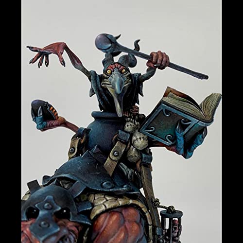 Figura antigua guerrero fantasía resina sin base miniatura 4