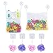 Produktbild LEF Perfektes Großes Bad Spielzeug Netz für Badewanne Spielzeugnetz & Badezimmer Lagerung mit 6 Ultra Strong Hooked Saugnäpfe 2 x Mesh Bad Spielzeug Organizer - Multi-Use-Dusche Taschen Machen