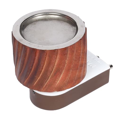 Eabir Camphor Burner For Home | Kapoor Dani For Puja I Camphor Burner | Camphor Diffuser For Home Fragrance (Model 7) Wood, Brown