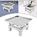 Concrete Vibration Table, 35x35CM Stainless Steel Vibration Table, 22.05 Lbs Loading Capacity Mold Forming Workbench, Small Vibrating Test Bench for Shaking the Settling Liquid, Mold Filling
