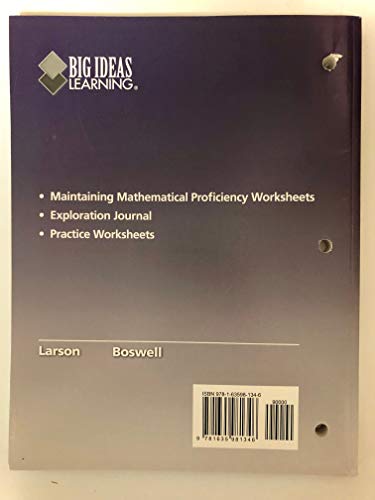 Big Ideas Math, Geometry, Student Workbook, Vir... 1635981344 Book Cover