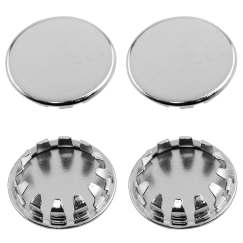 Lovelysp Round Steel Removable Seal Seal Electrical Box Knockout Plugs Removable Round Steel Seal for Closing Unused Electrical Box Receptacles (1/2 Inch) 4PCS