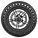 tomvorks Electric Scooter Rear Tire Wheel Hub Tyre Set, Quality Shockproof Aluminum Alloy Hub, for M365, Black