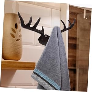 Cast iron antler hook metal clothes hanger key coat hook antler hooks wall mounted hanger antique hanging hook wall coat hooks home decor wall hanging vintage  urban country home decor