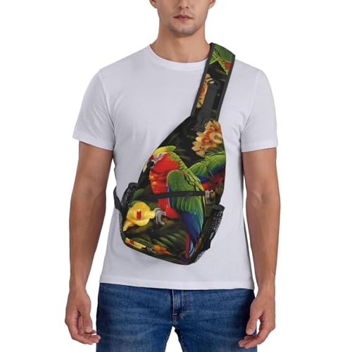 Bolso tipo bandolera cruzado para hombre negro miniatura 7