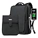 Price comparison product image Beschoi Laptop Backpack with USB Charging Port, Waterproof Anti-Theft Business Travel Computer Bag, Removable Front Pocket, Slim College School Rucksack for Men Women, Fits 15.6 Inch Notebook
