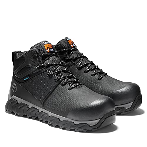 Timberland PRO Timberland PRO Men's Ridgework Composite Safety Toe Waterproof Industrial Hiker Work Boot, Black-2024 New, 13 W