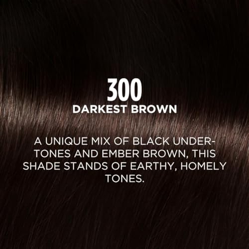 Image of L Oreal Paris Casting Creme Gloss Hair Color - 300 Darkest Brown (87.5g+72ml)