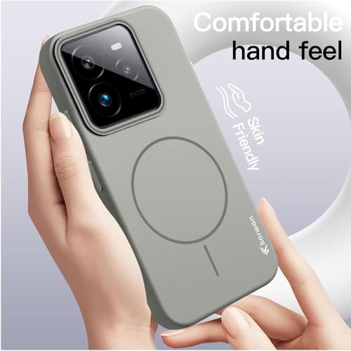 Image of KARWAN️ Magnetic Wireless Ultra Slim-Fit Back Case Cover for Realme GT 7 Pro |Hard PC Case Cover| Ultra-Thin & Light Weight with [Ultra Premium Feel] Case for Realme GT 7 Pro (6.7 inch) (Grey)