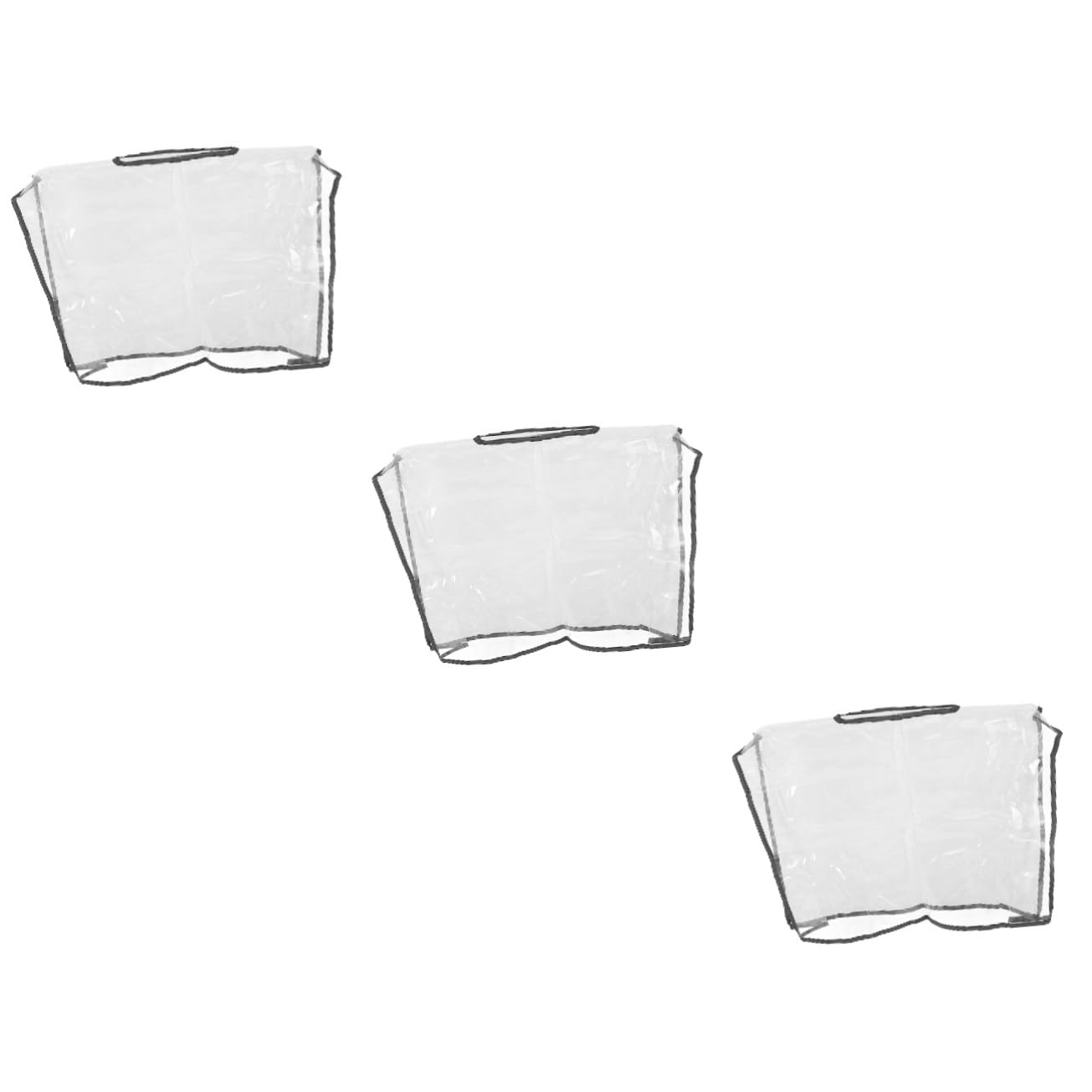 BESPORTBLE Impermeabile da Borsetta Trasparente Tuta Antipioggia Cerata Antipioggia Copri Borsa Impermeabile Antipioggia per Borsa Impermeabile Tote Fornitura di Borsa PVC