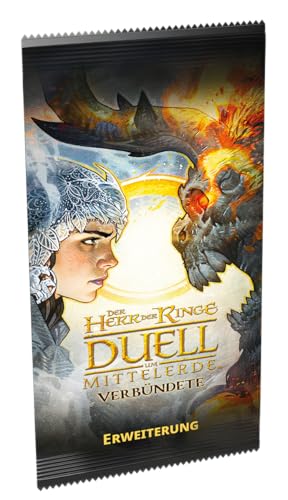 asmodee, El Señor de los Anillos: Duelo por la Tierra Media Juego de Mesa - Aliados, Expansión, Repos Production, Kennerspiel, 2 Jugadores, 10+ años, 30 Minutos, Alemán