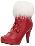 Ellie Shoes Women's 414-claus Boot, Red, 6 US/6 M US