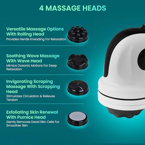 Dr Physio Electric Full Body Massager for Pain Relief of Back, Leg & Foot, White - Image 6