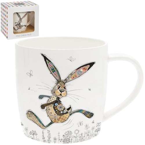 Lesser & Pavey Hesper Hare Mug | Ceramic Coffee Mugs for Home or Work | Premium Design Mugs for All Occasions | Designed by Bug Art Lovely Mugs for Tea, Coffee & Hot Drinks