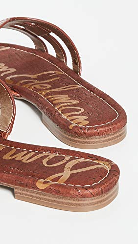 Image of Sam Edelman Women's Bay Classic Slide Sandal, Warm Mahogany,8.5