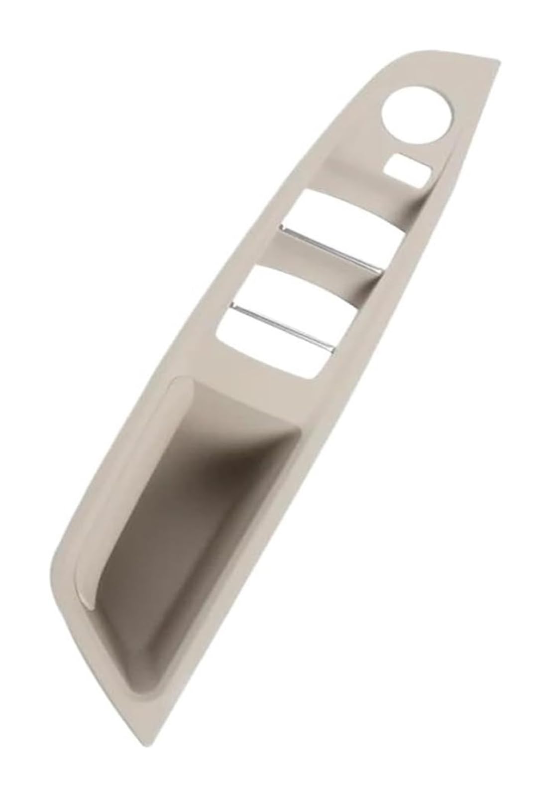 FANGZIQF Inner Door Pull Handles for 5 Series F10 F11 520 523 525 528 530 2011-2017 Interior Door Armrest Panel Pull Handle Cover Trim(Oyster,RHD)