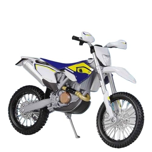 Husqvarna FE 501 maquette moto cross 1:12 pour décorer un bureau de passionné de pilotage