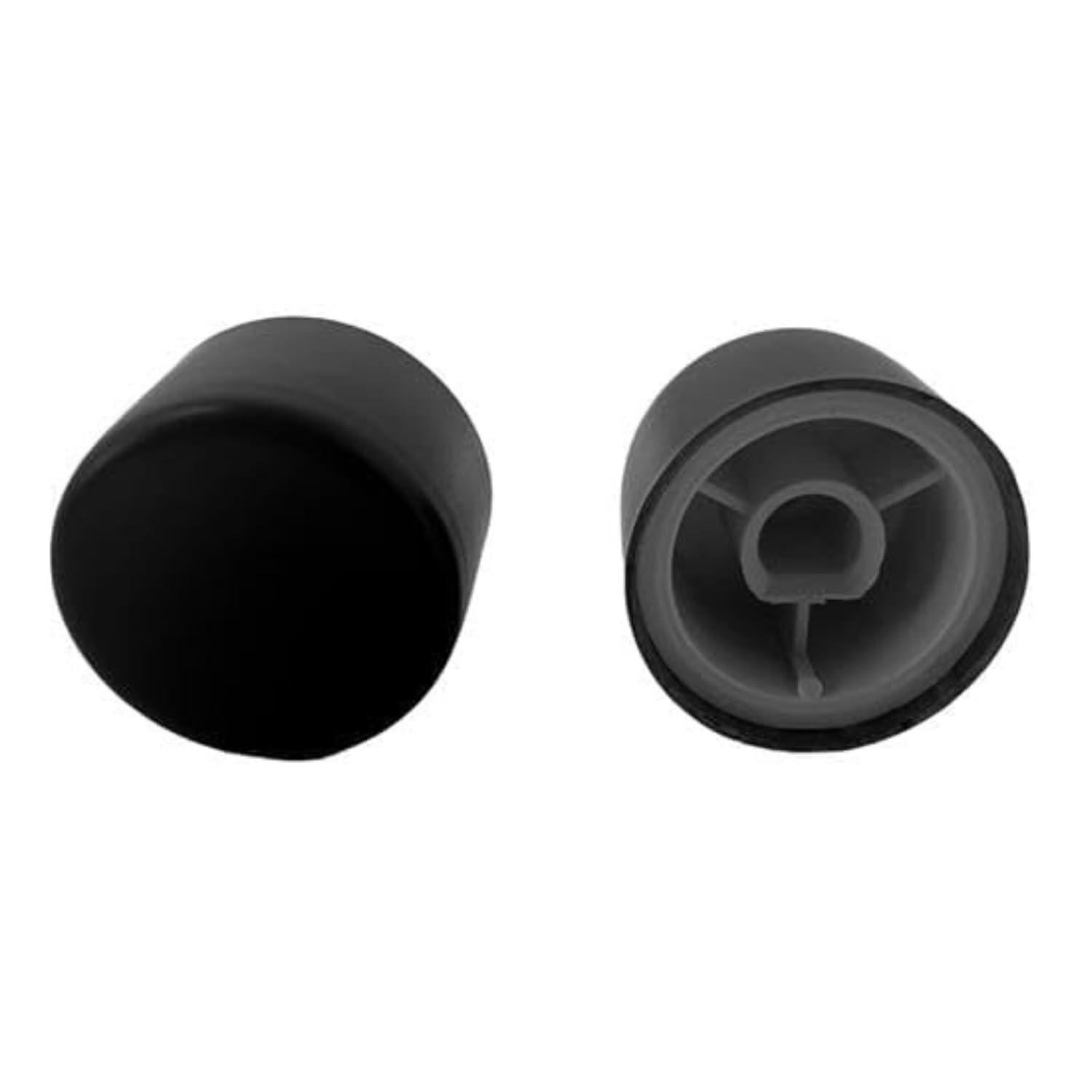 Replacement Dimmer Switch Knob - Spare Universal Knob for D-shaped spindles (1, Matt Black)